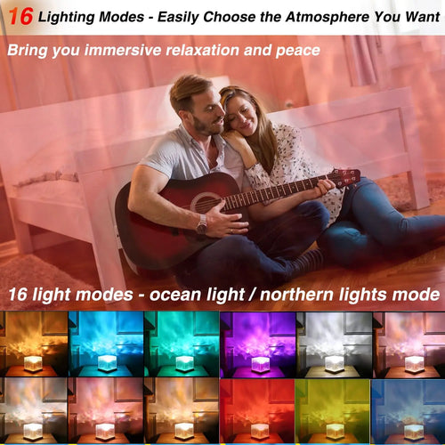 🌊 Lampe Projecteur Océan LED — Crée l'Ambiance de Tes Rêves en 5 Secondes | CoolMove